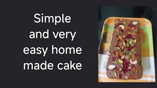 Very tasty homemade cake