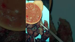 Rosted pork meat with 🍅 pickle||Roxiofoodvlog