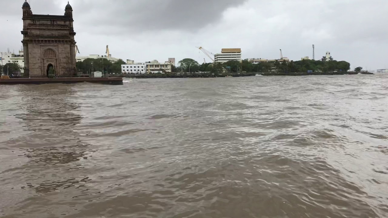 Mumbai High Tide In Gateway Of India July 6, 2019 - YouTube