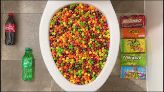 Cleaning my toilet so satisfying - Will it Flush? Coca Cola, Candy, Chocolate