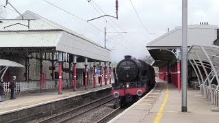 LMS 46115 Whistles through Oxenholme 12/3/17.