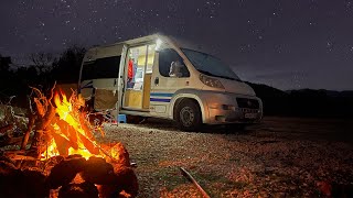 HIGHLAND CAMPING IN ANTALYA WITH A CARAVAN IN A MAGNIFICENT VIEW - CARAVAN LIFE