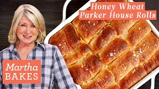 Martha Stewart's Honey Wheat Parker House Rolls | Martha Bakes Recipes | Martha Stewart Living