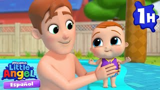 Bebé Juan aprende a nadar 🏊 | Canciones Infantiles con Bebé Juan🎵| Little Angel Español