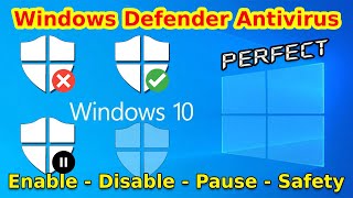 🛡✴️✳️ How to Disable or Enable Windows Defender on Windows 10 (2020)