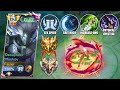 GLOBAL MOSKOV BEST ONE SHOT LIFESTEAL BUILD 100% META DESTROYER TO RANK UP FAST!🔥