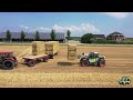 combinen met claas lexion 770 en persen met case ih lb 436 westerhof.