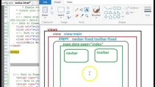 Framework7 Tutorial 6 App layout structure