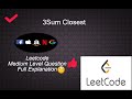 16 3Sum Closest | Medium level Interview Question Full Explanation in Python