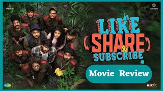 Like Share Subscribe Movie Review | Like Share Subscribe Public Talk : Telugu movies