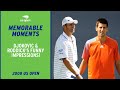 Djokovic and Roddick's Hilarious Serve Impressions | 2008 US Open