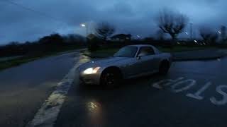 Honda S2000 Street Drift in the RAIN (4K POV)