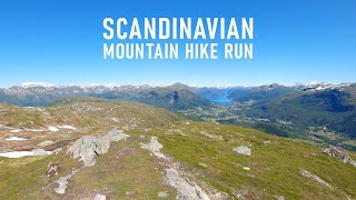Virtual Run | Mountain Hike | Eikasnipa in Norway | Virtual Hike | Mountain Scenery