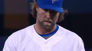 TB@TOR: Dickey strikes out six over six frames