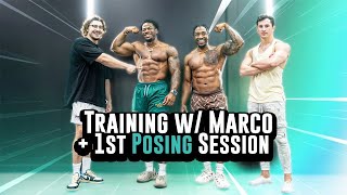 Training w/ the Jacked Italian + 1st Posing Session 🔥