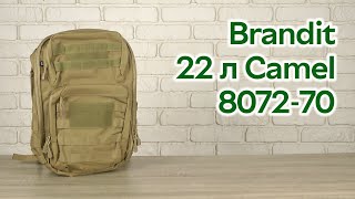 Розпаковка Brandit 22 л Camel (Brandit_8072-70)