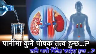 Nepali Health And Education Tips  पानीमा कुनै पोषक तत्व हुन्छ ? पानी कति पिउनुपर्छ ?  Drinking Water