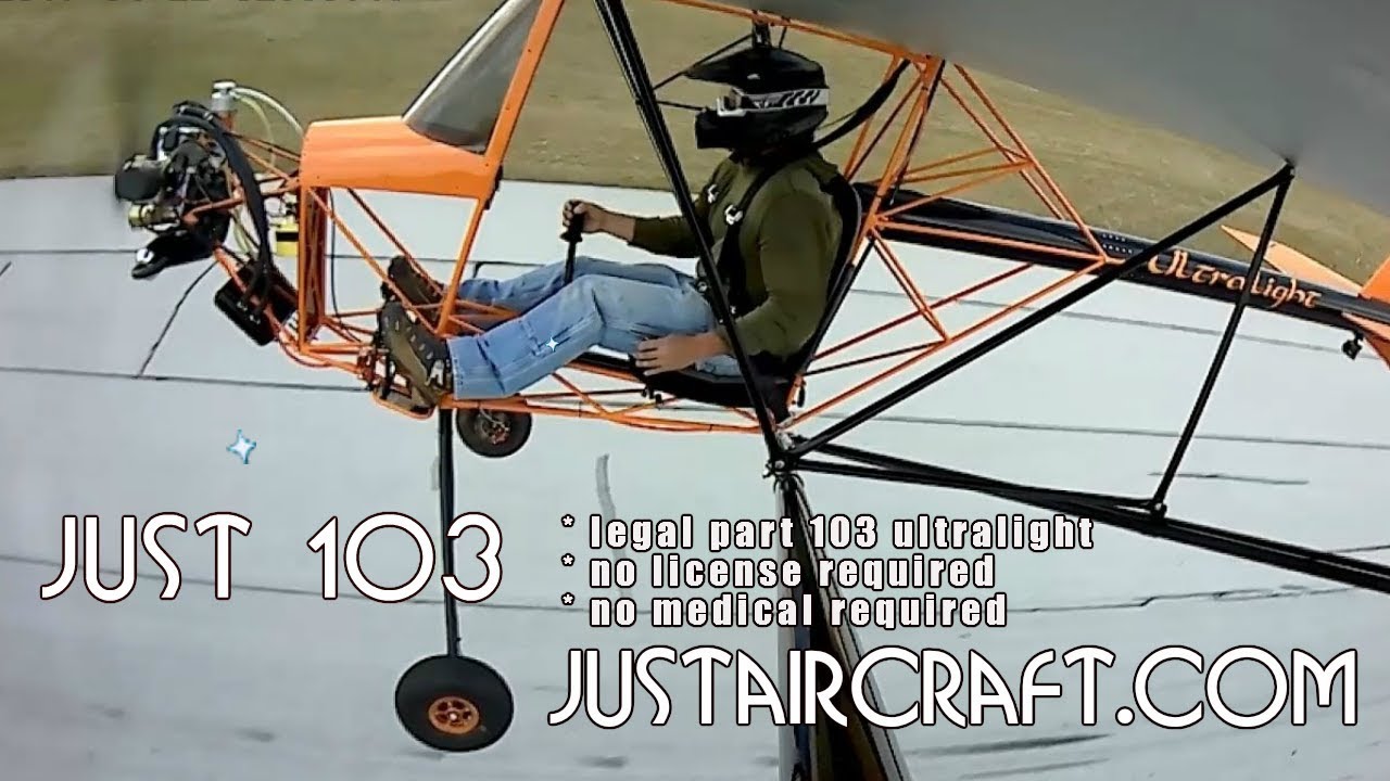 Just Aircraft, Just 103 Solo, FAR Part 103 Legal Ultralight Aircraft ...