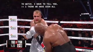 マイク・タイソン vs ジェイク・ポール Mike Tyson vs Jake Paul Full Fight