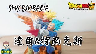 阿平實況 2018年4月新品 海外限定 七龍珠超 SMS DIORAMA 達爾\u0026特南克斯 Dragon Ball