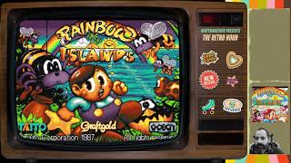 Rainbow island Amiga 500 Destroying The Level 1 Boss - The retro Hour Test with Berty Badger VR