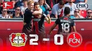 Bayer 04 Leverkusen - F. C. Núremberg [2-0] | GOLES | Jornada 30 | Bundesliga