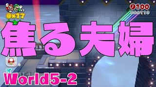 【ゲーム実況】なかよし夫婦がやる3Dワールド その12 【World5-2】