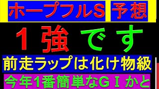 2024年 ホープフルステークス 予想【今年1簡単なGⅠ/ホープフルS】