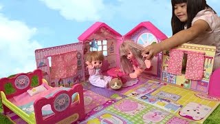 メルちゃんのみんなおいでよ!なかよしハウスでおままごとをしたよ♬