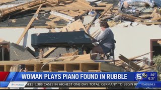 Pastor’s piano found intact inside Chattanooga church destroyed by tornado