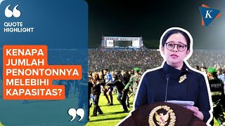 Puan Pertanyakan Kapasitas Penonton di Stadion Kanjuruhan