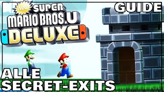 New Super Mario Bros U Deluxe: Alle Secret Exits GUIDE | GamingMaxe [No Commentary/HD]