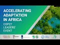 EGYPT: COP27/ADAPTATION IN AFRICA