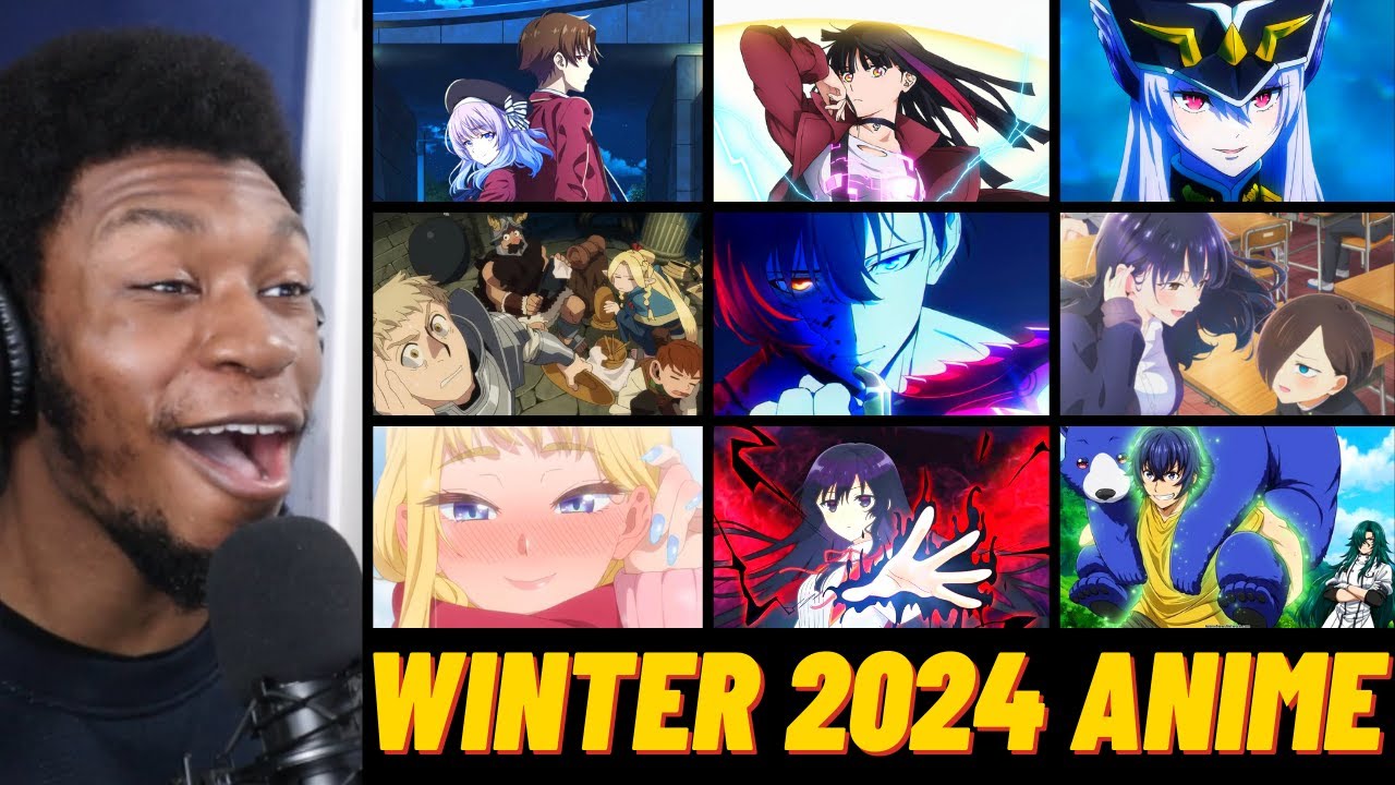 Reacting To EVERY Winter Anime 2024 Trailer - YouTube