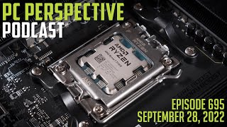 PC Perspective Podcast 695: Ryzen 7000 Reviews, RTX 40 Series minus EVGA, Intel Arc A770 Soon, etc.