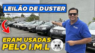 MAIOR LEILÃO DE DUSTER QUE ERAM USADAS PELO IML 💀 *compraria?*