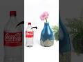 Plastic Bottle flower vase making #roomdecor #diy #craft