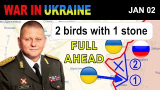 02 Jan: Clever. Ukrainians GET 2 BREAKTHROUGHS WITH 1 ATTACK | War in Ukraine Explained