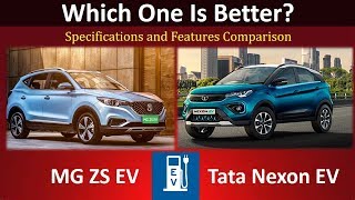 MG ZS EV vs Tata Nexon EV | Specification Comparison