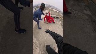 Parkour Vs Mask Man Crazy Running #parkourtime #parkourvideos