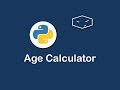 age calculator in python 😀