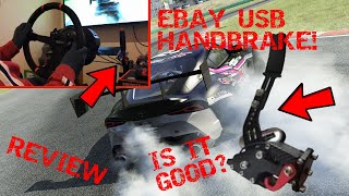 EBAY USB HANDBRAKE | Is it any good? | Unbox, Installation, Gameplay, Review | Assetto Corsa |