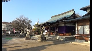 観音神社と周辺の景色　（広島市佐伯区　2021.2.7）