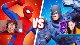 SPIDER MAN vs BATMAN with Chica! (Fortnite)