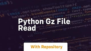 python gz file read