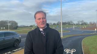 New roundabout at Upton upon Severn