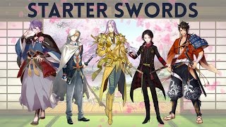 Touken Ranbu Sword History - Starter Swords