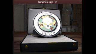 Genuine Dust II Pin CSGO