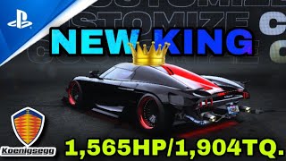 NFS Unbound| Fully Built 1,565BHP/1,904TQ. Koneisegge Regera Build Is A Glitched!!! 247MPH Top Speed