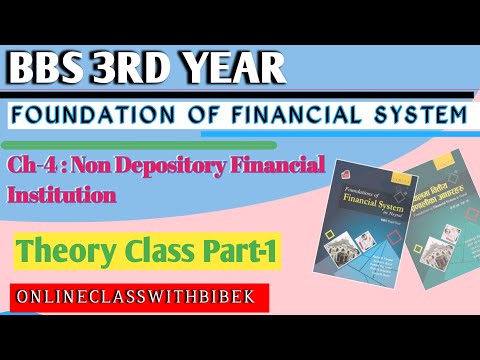 What is true about non-depository financial institutions?